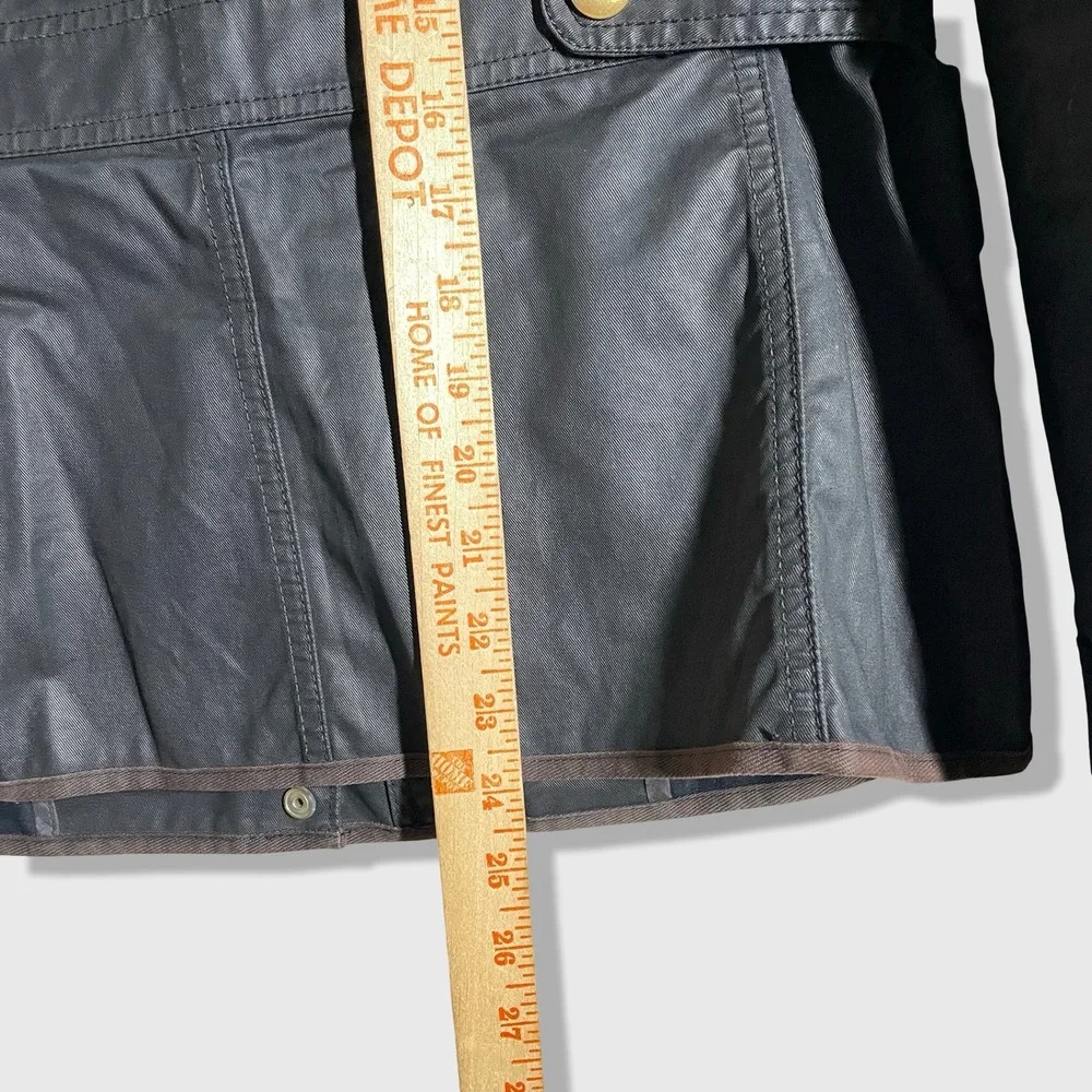 J.Crew Relaxed Boyfriend Field Wax Jacket Womens XS Black Utilitarian Gorpcore